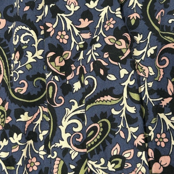 Veronica Beard Navy Paisley 3/4 Sleeve Dress - Picture 12 of 12